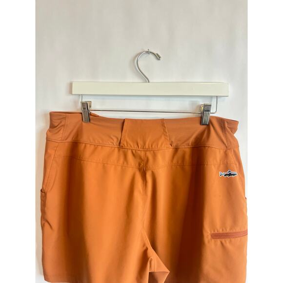 2/$50 DEAL ALERT!! PATAGONIA WOMENS TECH SHORTS STY# 82025 BURNT ORANGE SIZE L - Picture 7 of 13